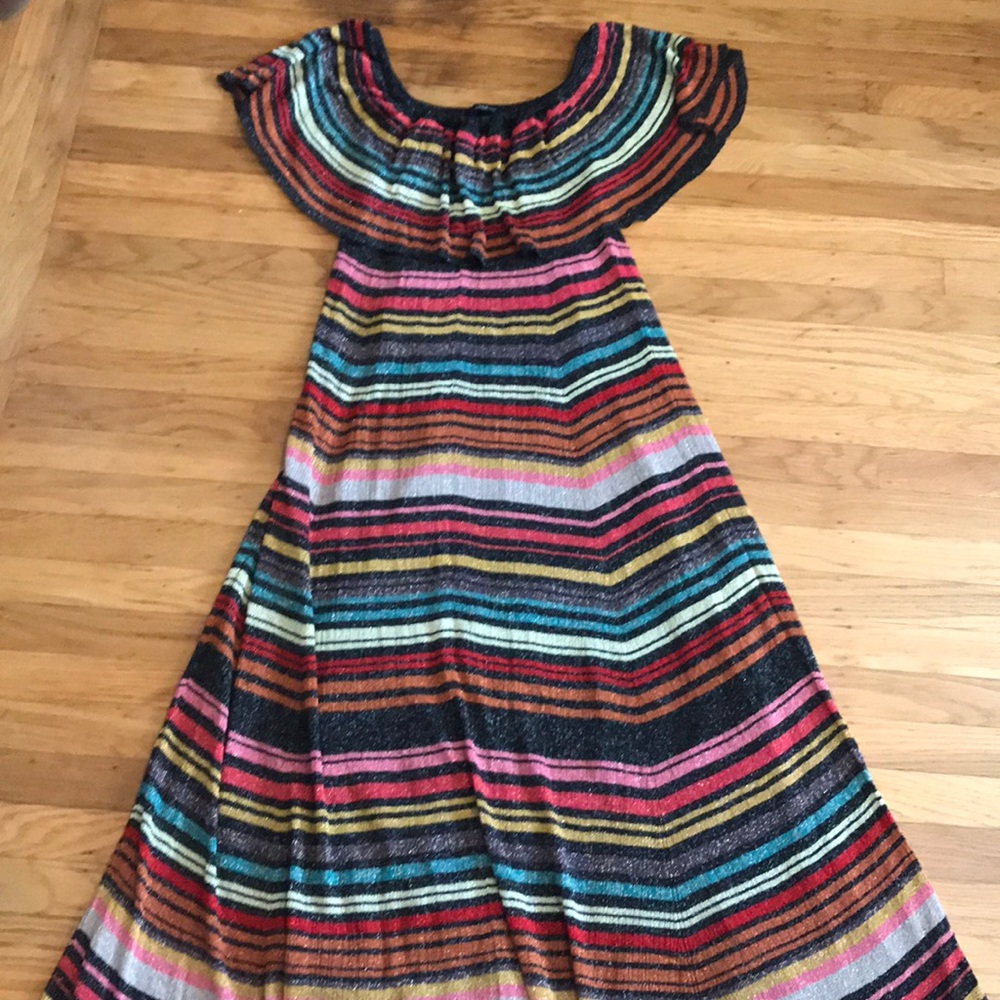Zara Knit Rainbow Dress